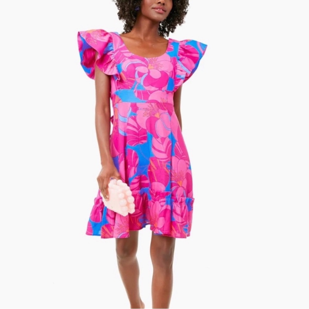 Tuckernuck x Cameran Eubanks Wimberly Wild Azalea Edisto Dress Floral Linen